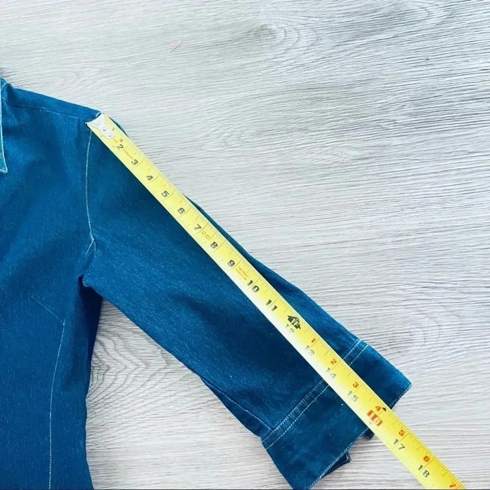 Jacob Blue Jeans Denim Dress Y2K Size Small - Picture 8 of 10